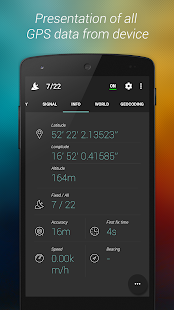 GPS Data Screenshot