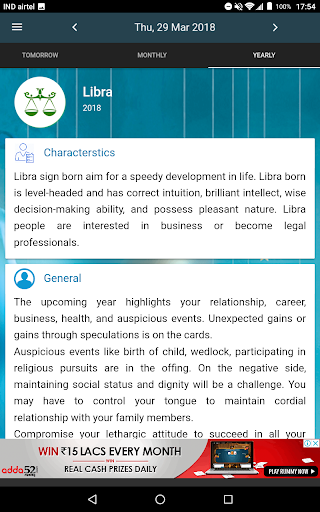 Libra Horoscope