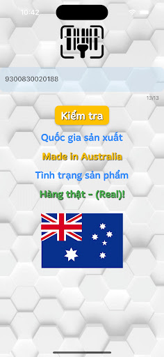 Kiểm tra mã vạch và QR Code Screen 2