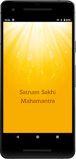 Android application Satnam Sakhi Mahamantra screenshort