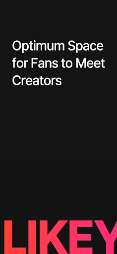 Android application Likey - Interact with creators screenshort