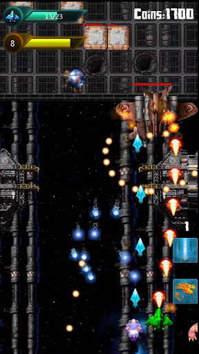 Android application Dragon fighter 1945 screenshort