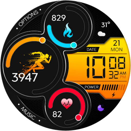 Digital DayRush Watch Face Download on Windows