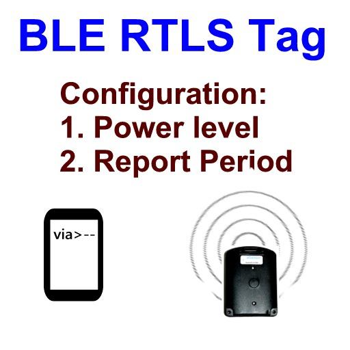 BLE RTLS Tag configuration Sof logo