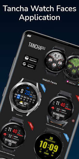 Android application Tancha Watch Faces screenshort
