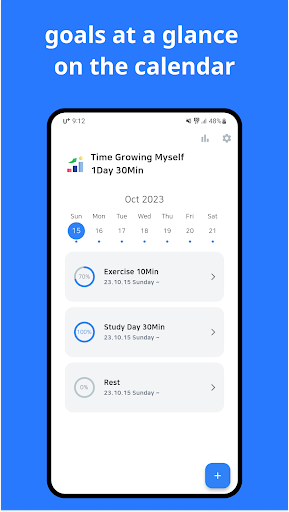 1Day30Min - Routine, Planner Screen 3