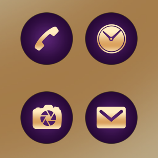 Peachy Purple Icons 9.0.1 Icon