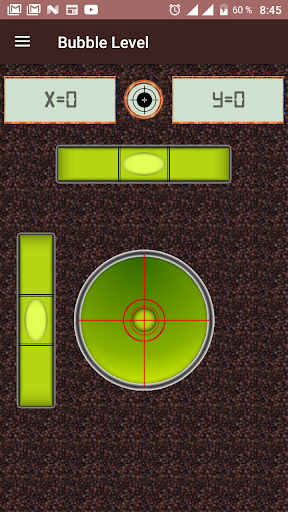 Android application Bubble Level screenshort