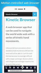Kinetic Browser HD Tangkapan layar