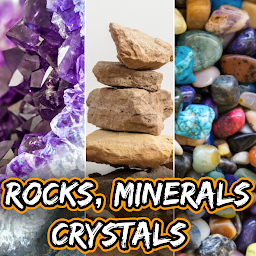 Ikoonprent Rocks, Minerals, Crystal Guide