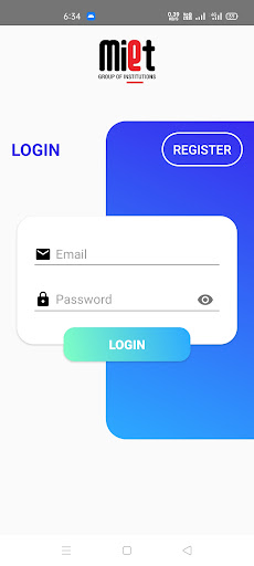 Android application MiET BR App screenshort