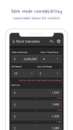 Avg Down Stock Calculator 6