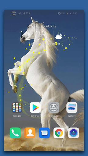 Android application Horses Live Wallpaper screenshort