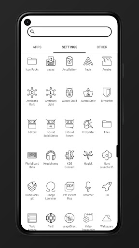Arcticons Black - Icon Pack Screen 3