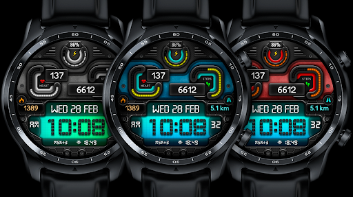 Android application Digital BUBAS Sport Watchface screenshort