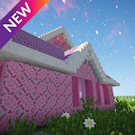 Cover Image of डाउनलोड एमसीपीई के लिए गुलाबी गुड़िया घर v15.1 APK
