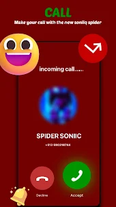 spider soniic call and games