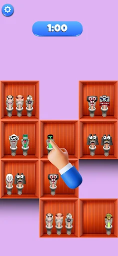 Triple Match Monster Toilet - Screenshot 3