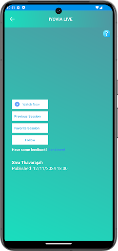 IYOVIA LIVE Screenshot 3 - AppWisp.com