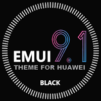 Black Emui9.1 Theme for Huawei
