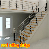 steel railing design icon