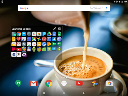 Launcher Widget Captura de pantalla