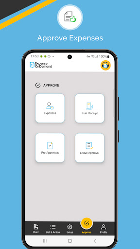 Android application ExpenseOnDemand: Expenses App screenshort