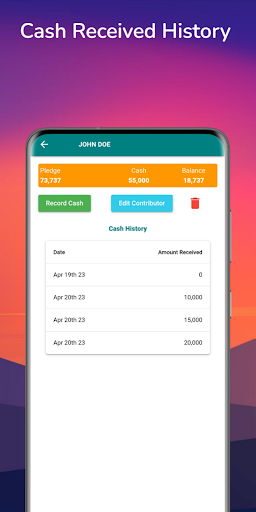 Michango App Screen 3