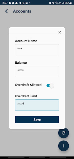Expense Manager - KEMS Screen 3