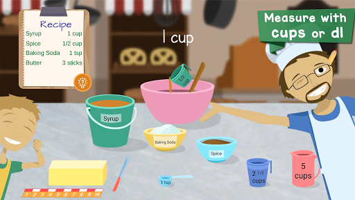 Android application Math Bakery Start Counting screenshort