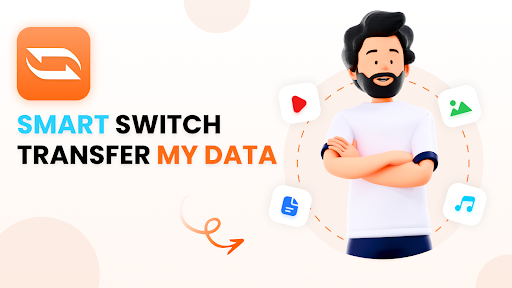 Android application Smart switch : Data Transfer screenshort