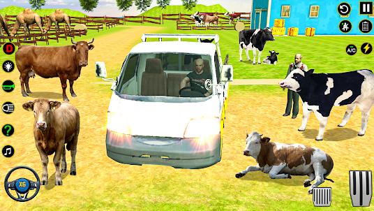 Farm Animal Truck Driver Games