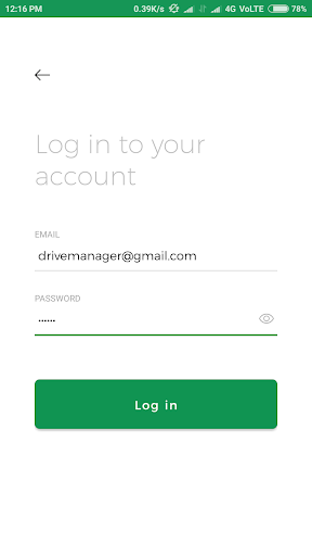 Drive Manager Screen 2