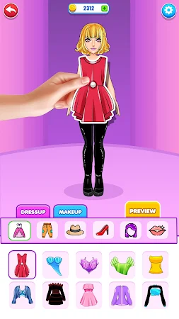 Game screenshot Paper Doll Dress Up Challenge hack