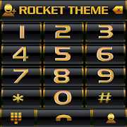 Theme Golden Black RocketDial