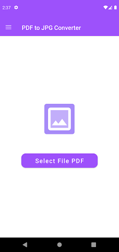 Android application PDF To JPG Converter screenshort