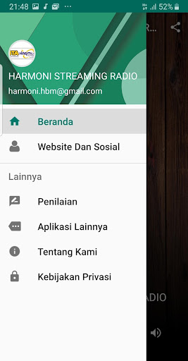 Harmoni Streaming Radio Screen 3