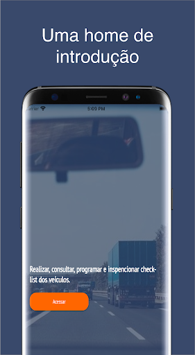 Android application Check-list Caminhões screenshort