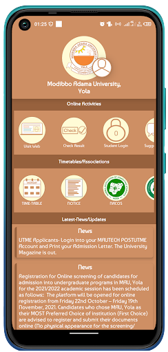 Android application MAU Mobile screenshort