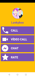 Screenshot 1 Lankybox Fake Video Call - Lan android