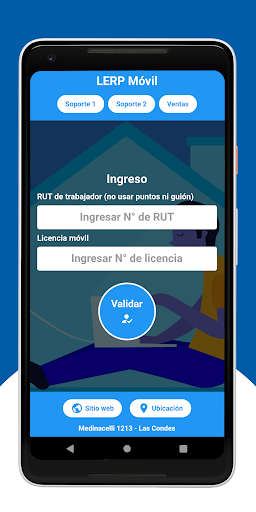 Android application LERP Móvil screenshort