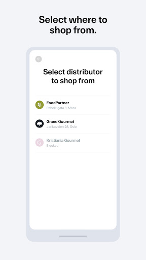 Cerve Ordering App Screen 2