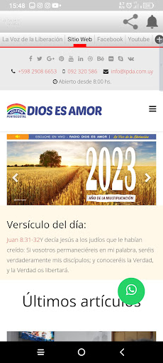 Radio Dios es amor Uruguay Screen 3