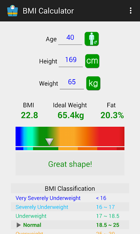 BMI Calculator - 1.0 - (Android)
