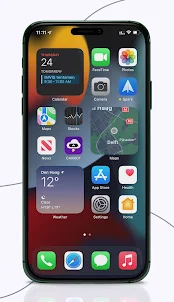 iOS 17 launcher and theme