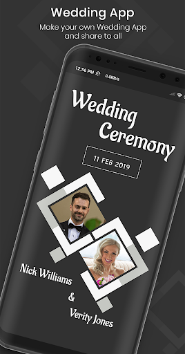 Android application Online Digital Wedding Album screenshort