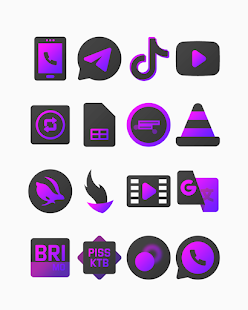 Purplediant - Captura de pantalla del paquete de iconos