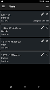 Bitcoin Ticker Widget Screenshot