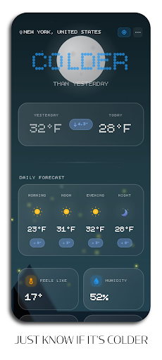 Nothing Weather: Cold or Warm screenshot 2