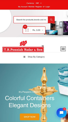 Android application TRP eStore screenshort